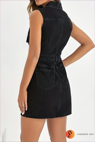 Levoire | Robe en denim A-ligne élégante – Indispensable d'été