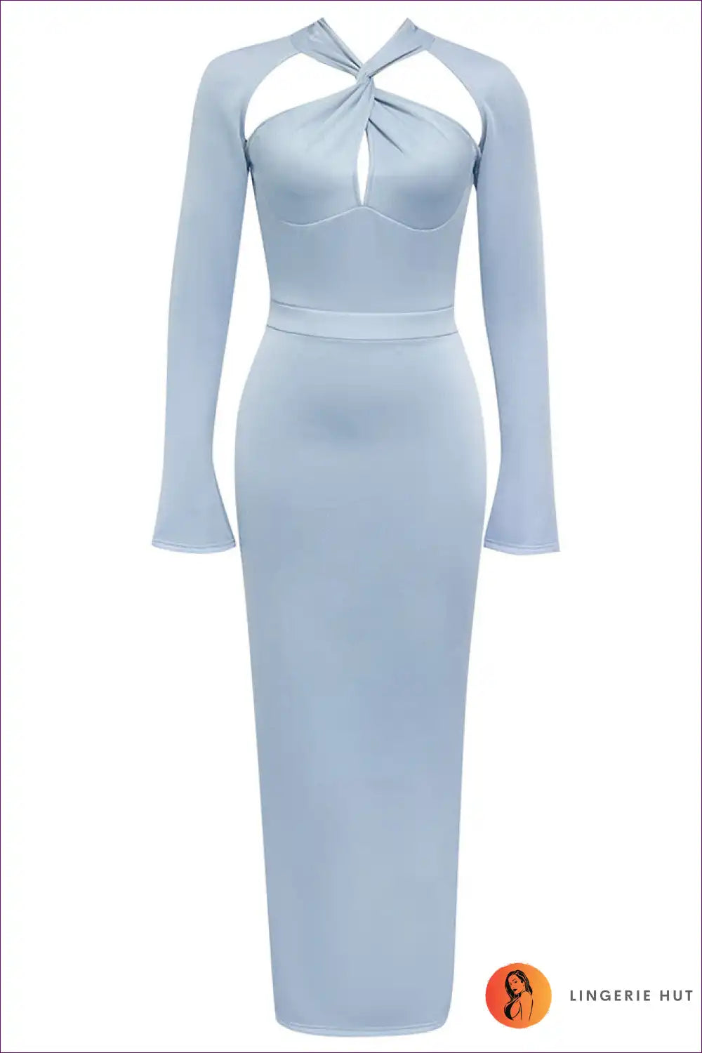 Levoire | Robe de soirée coupe bleu ciel élégante - Style luxueux Bleu clair