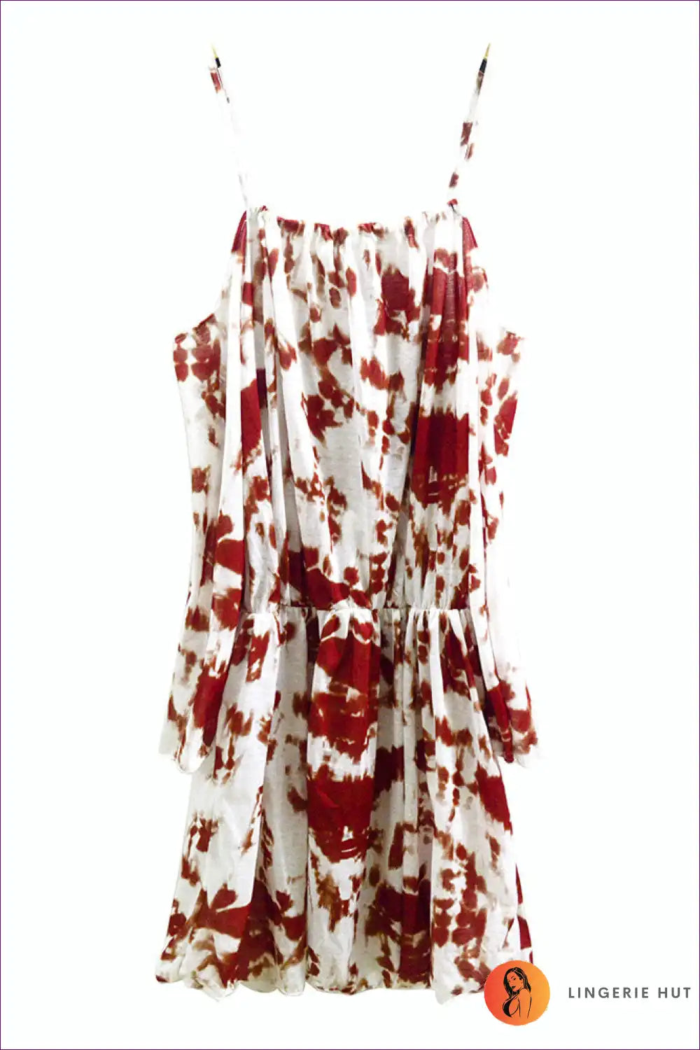 Levoire | Élégant Robe Cami Tie-Dye – Été Chic Rot