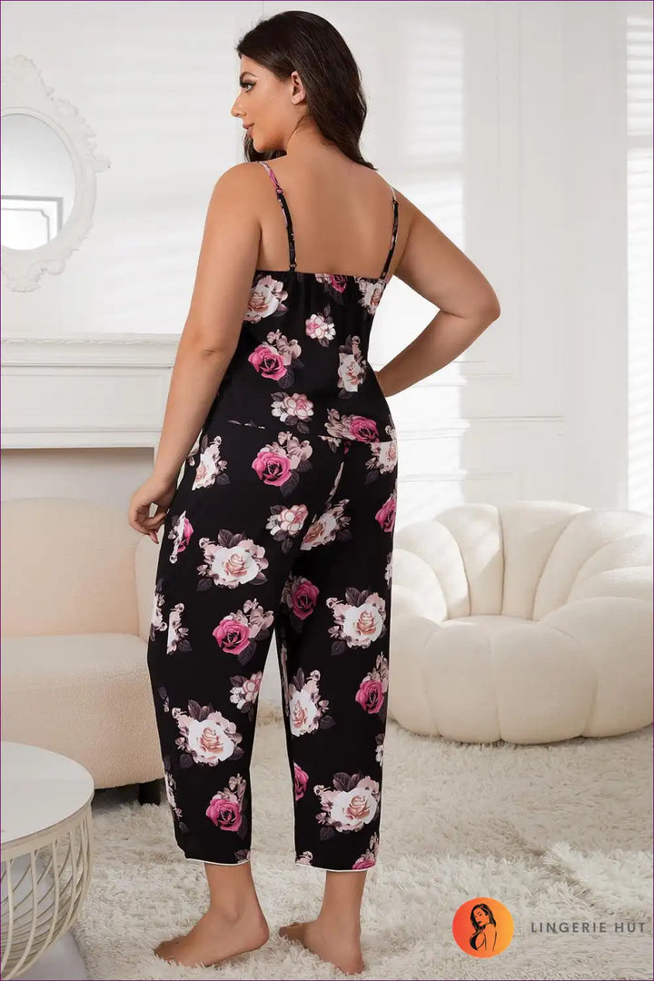 Levoire | Floral Bliss Grande Taille Pyjamas - Détente dans le luxe