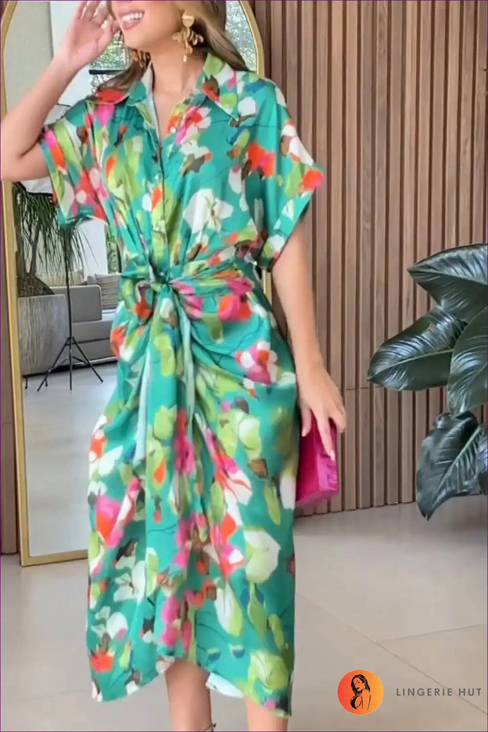 Levoire | Robe Maxi Élégante à Motifs - Éclats d'Été