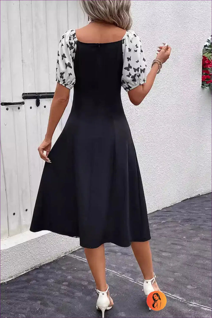 Levoire | Graphique-Patchwork-Robe - Élégante et Unique