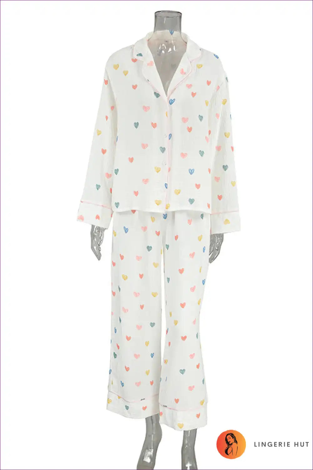 Levoire | Ensemble de Loungewear Cœur Confetti - Confortable, chic et décontracté Moni