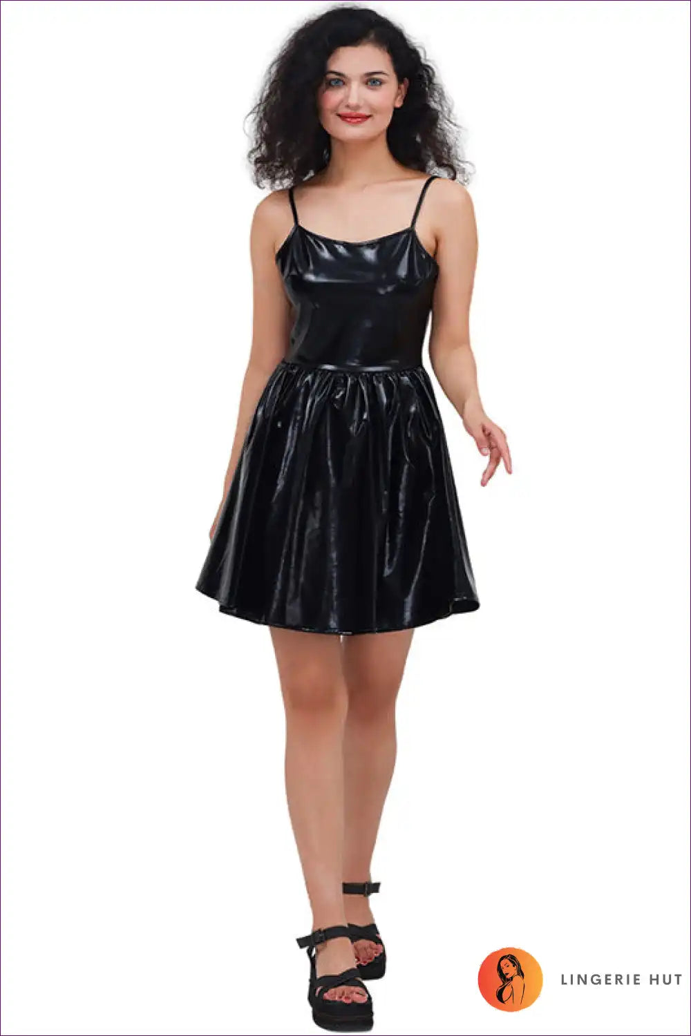 Levoire | Holographic Dreams Mini Robe - Irideenttinen Discours de Fête Noir
