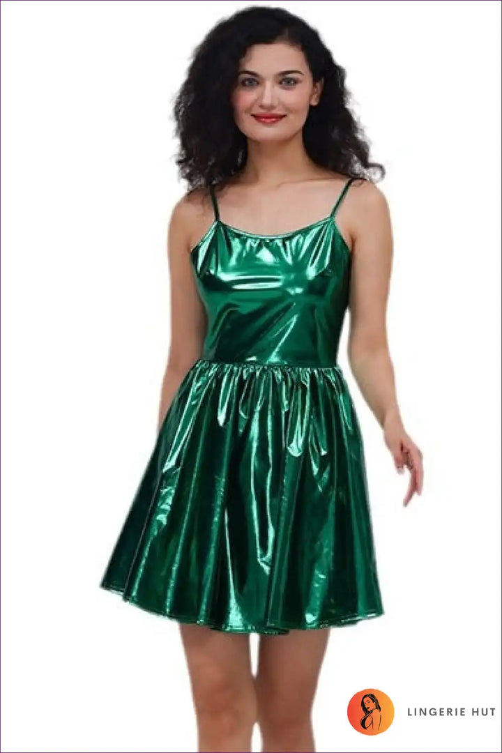 Levoire | Holographic Dreams Mini Robe - Irideenttinen Discours de Fête