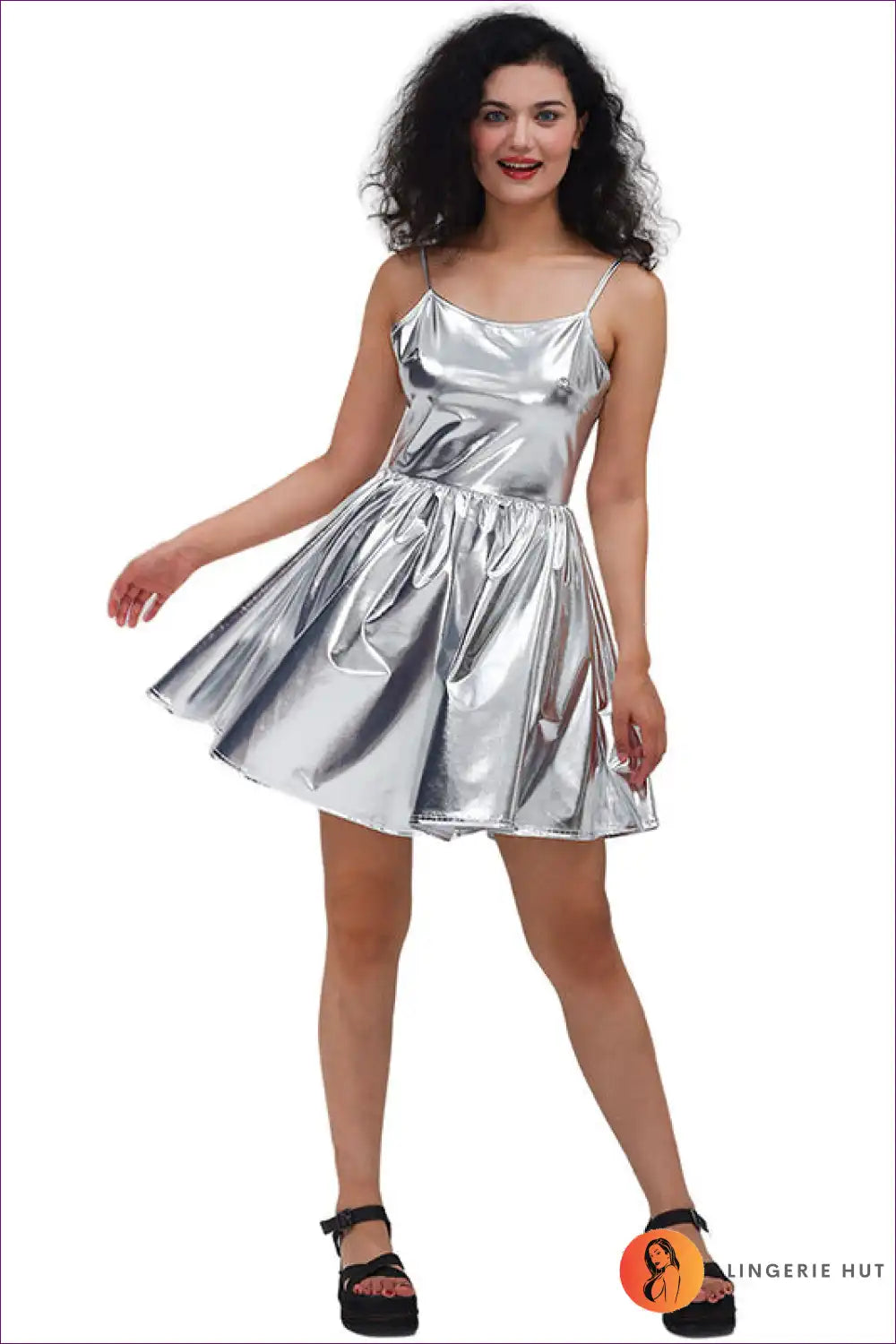 Levoire | Holographic Dreams Mini Robe - Irideenttinen Discours de Fête