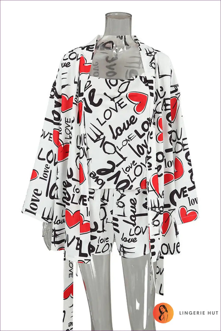 Levoire | Love Print Co-Ord Set – Chic Ludique Moni