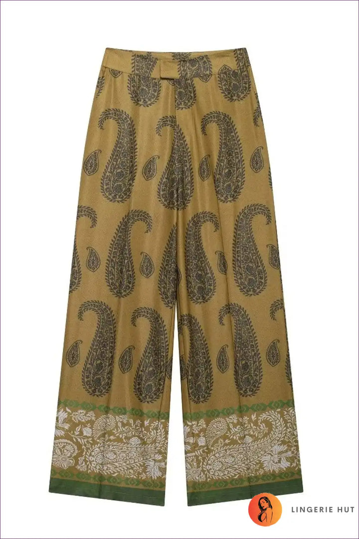 Levoire | Ensemble coordonné imprimé paisley luxe - Élégance inspirée du boho