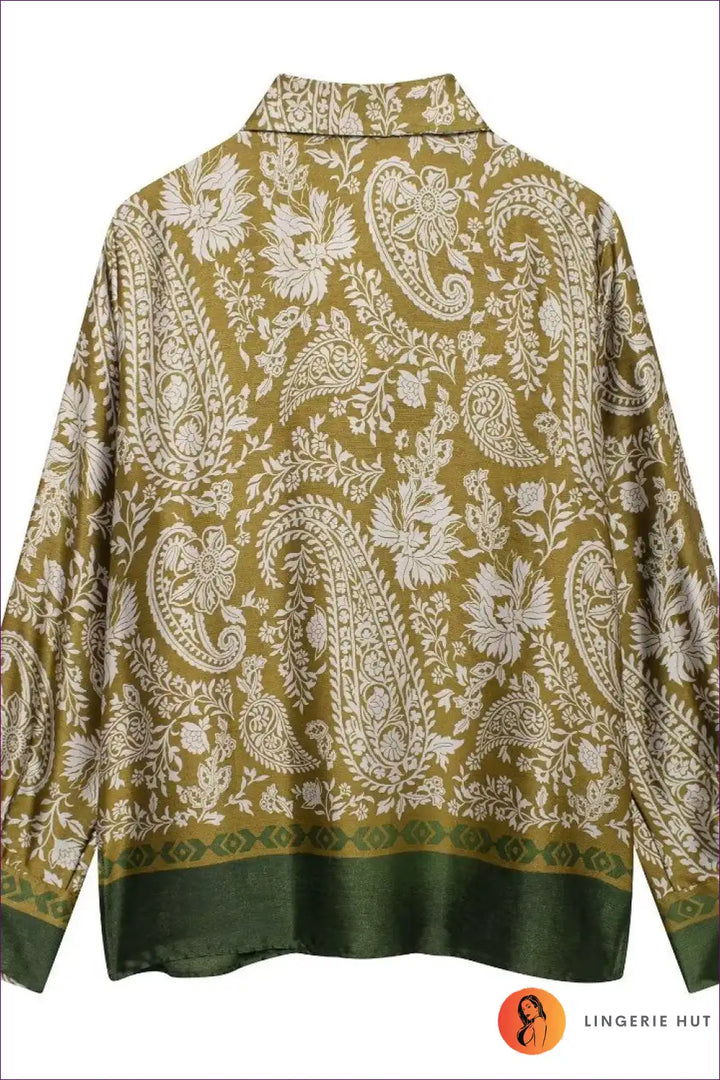 Levoire | Ensemble coordonné imprimé paisley luxe - Élégance inspirée du boho