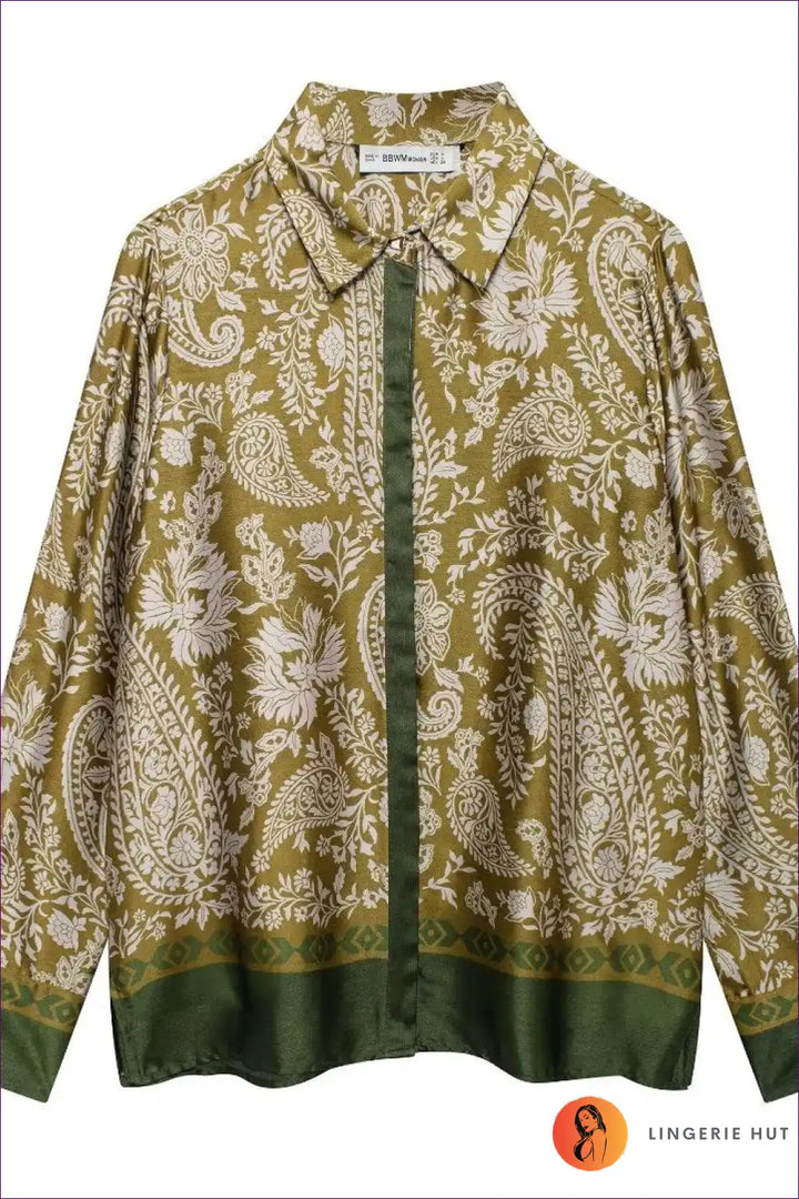 Levoire | Ensemble coordonné imprimé paisley luxe - Élégance inspirée du boho