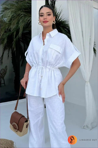 Levoire | Luxe Safari Chic Co-ord Set - Élégance sans effort pour la femme moderne
