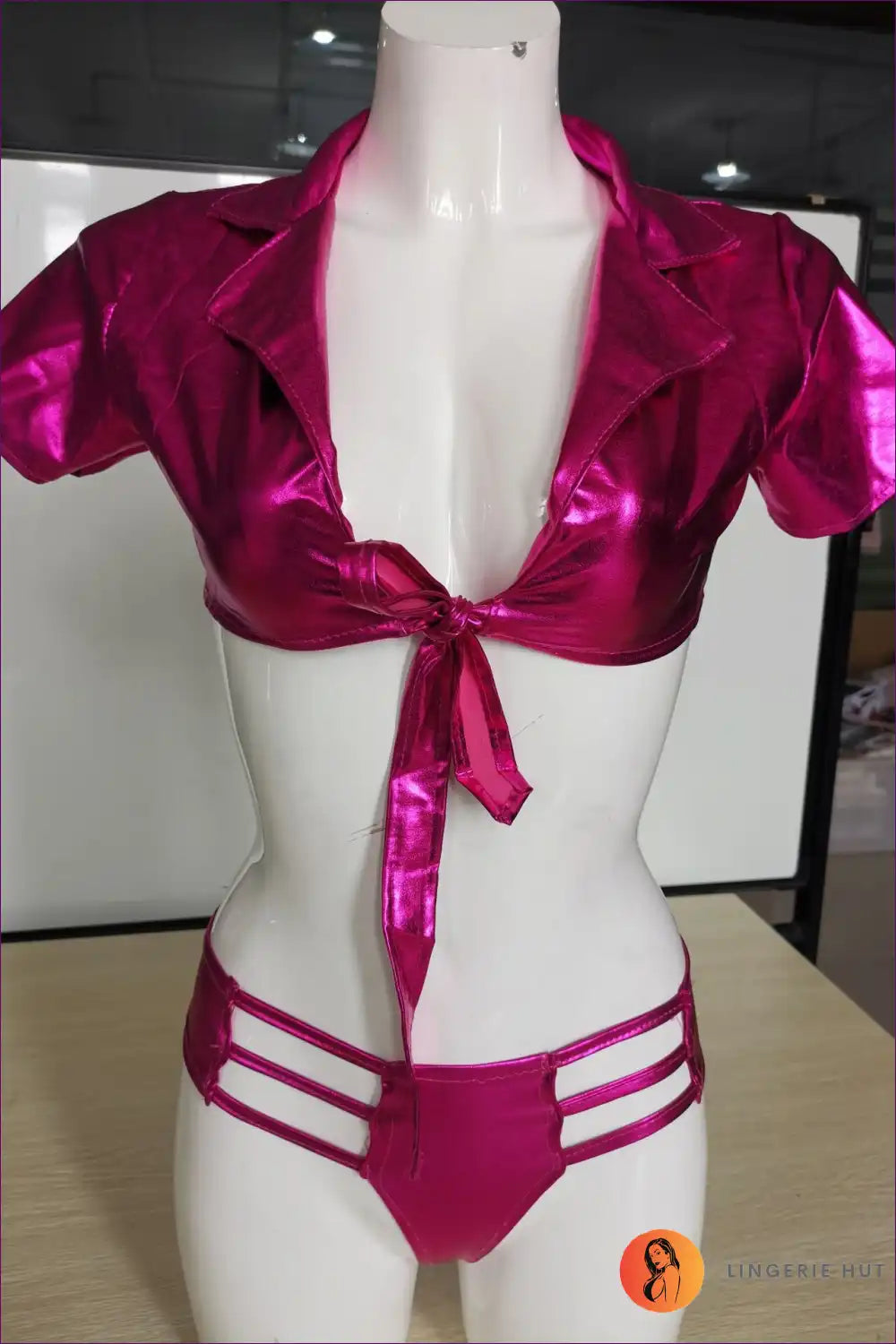 Levoire | Bikini Push-Up en Patin Rose - Brillant à tout moment Lila