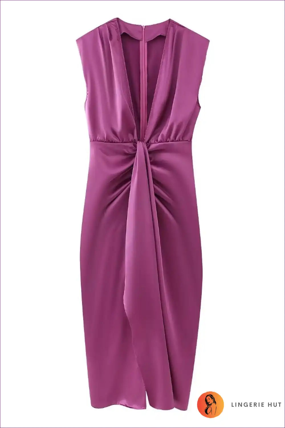Levoire | Sexy Élégant Robe Maximale Décolleté en V - Soirée d'Été Glam Rosa