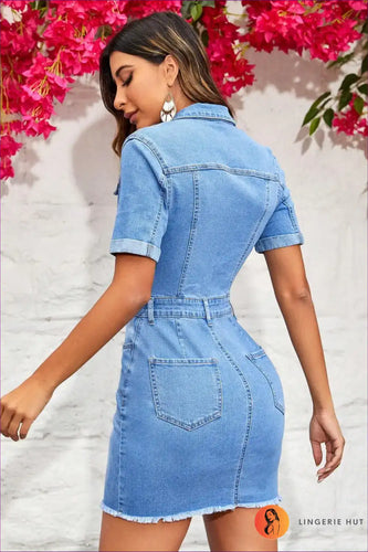 Levoire | Robe en Denim Slim Fit Sexy – Prête pour le club