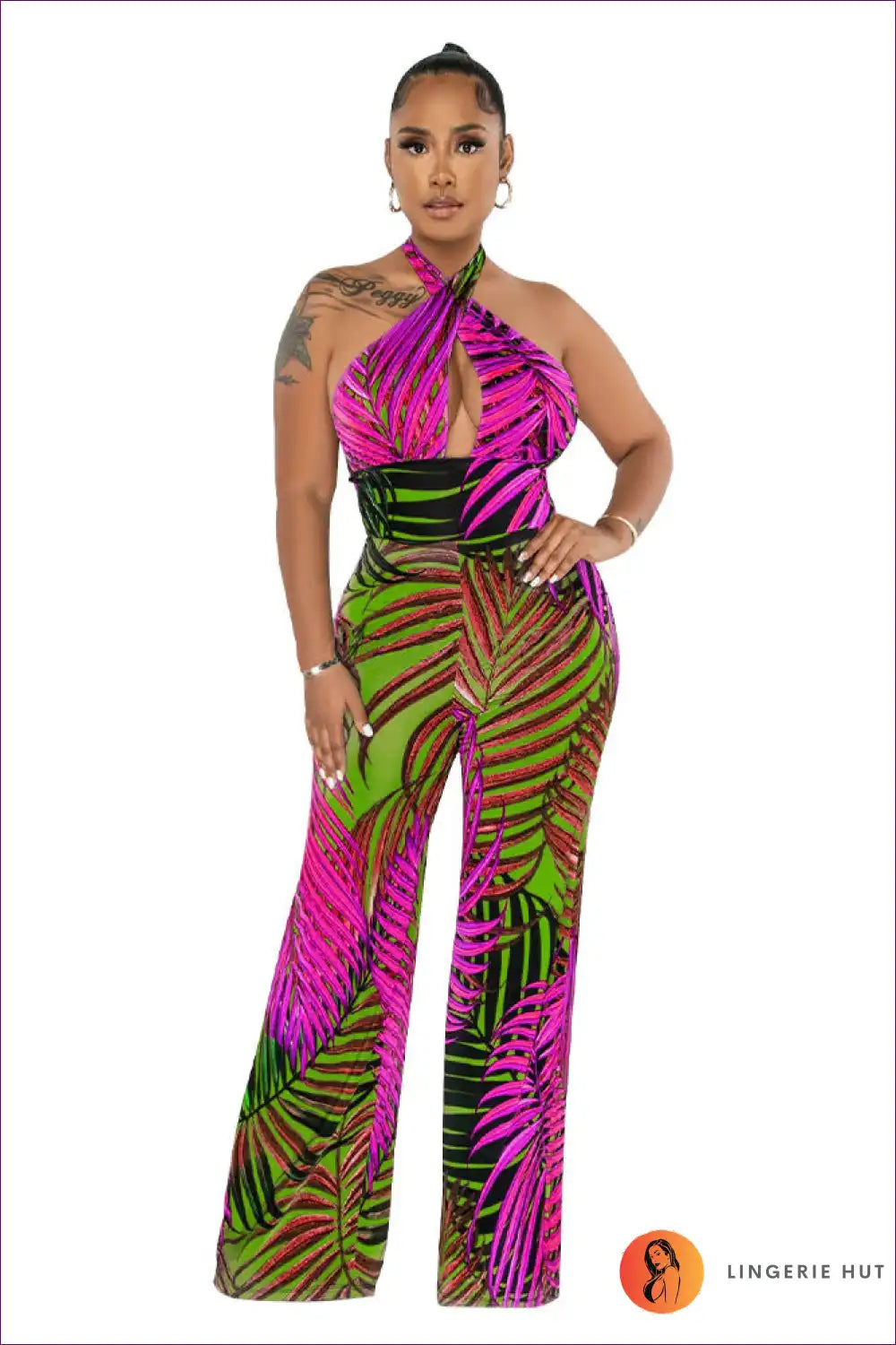 Levoire | Robe dos nu tropical sexy - Sensation estivale ultime Rot