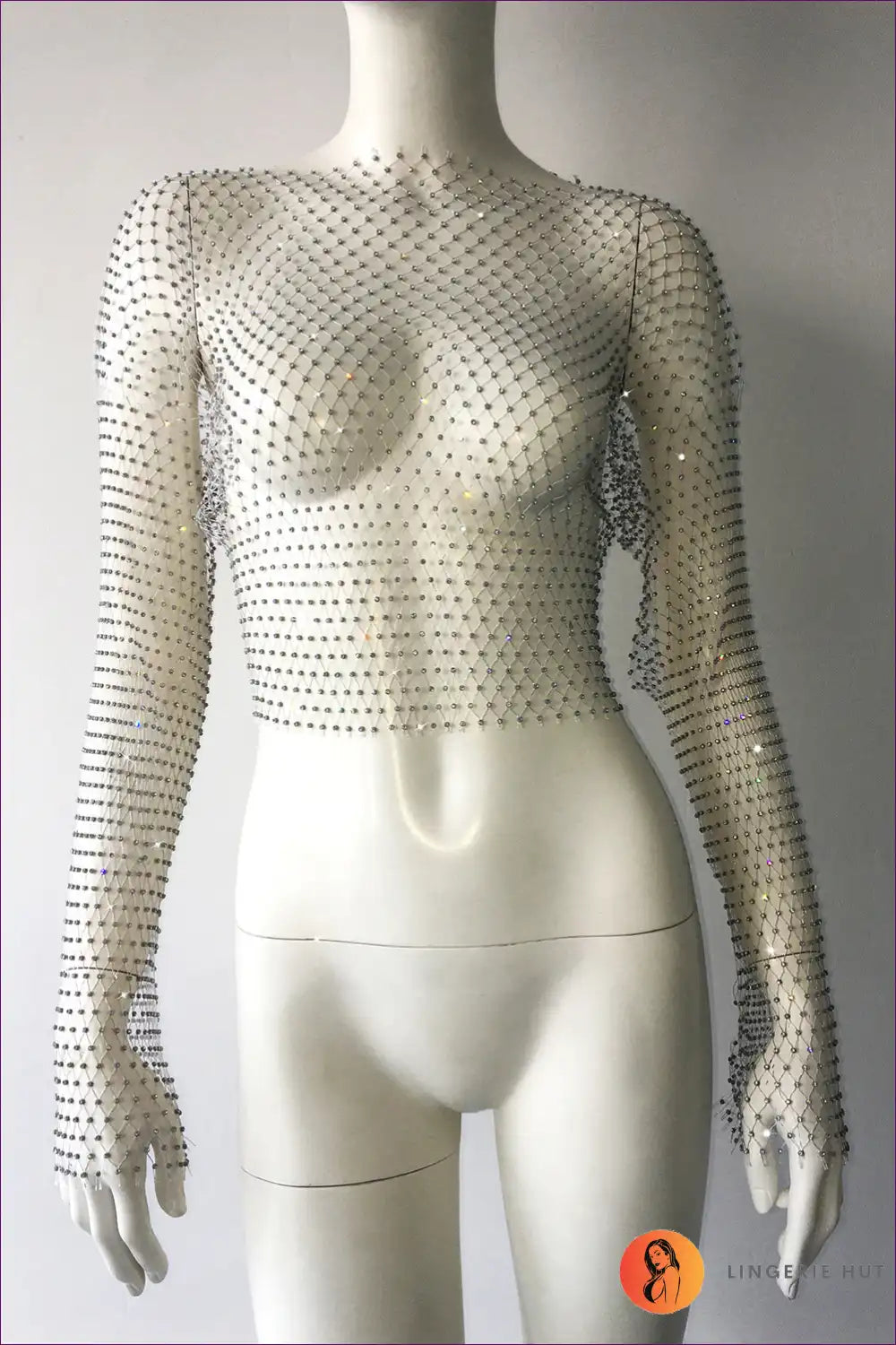 Levoire | T-shirt de pêcheur séduisant à scintillement - Brillez brillamment, brillez audacieusement Gris