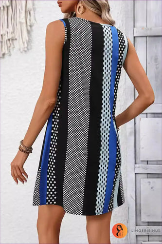 Levoire | Été Élégance Robe Rayée Décolleté en V - Sautez avec style!
