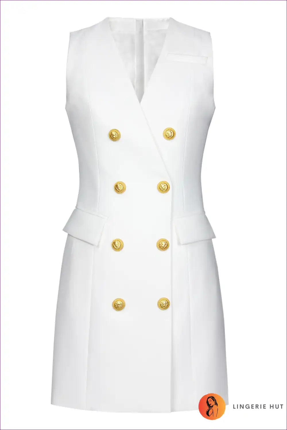 Levoire | Tenue d'été de bureau - Mince et Élégant Blanc