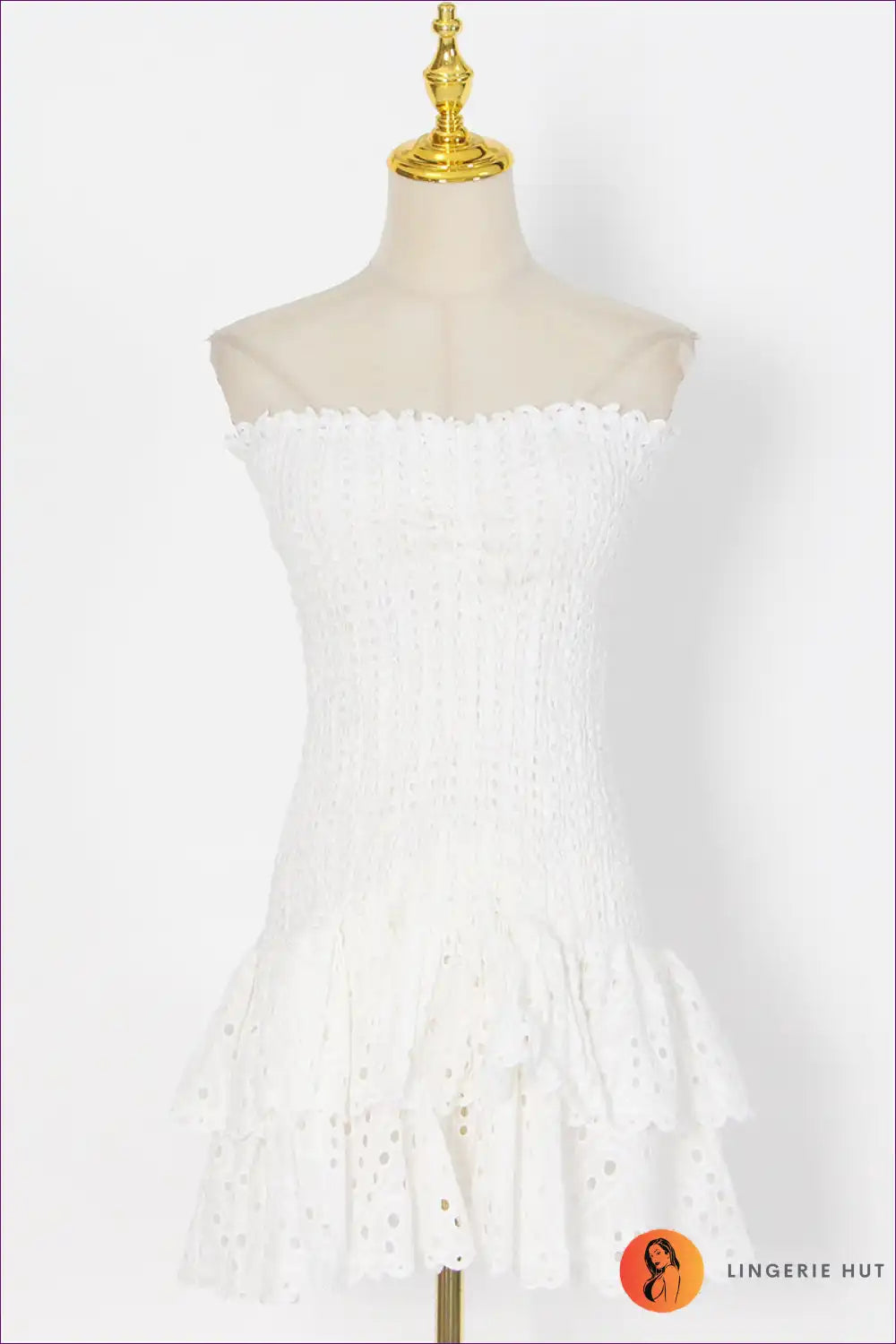 Levoire | Robe sans manches Sunny Rüsch | Ambiance estivale amusante Blanc