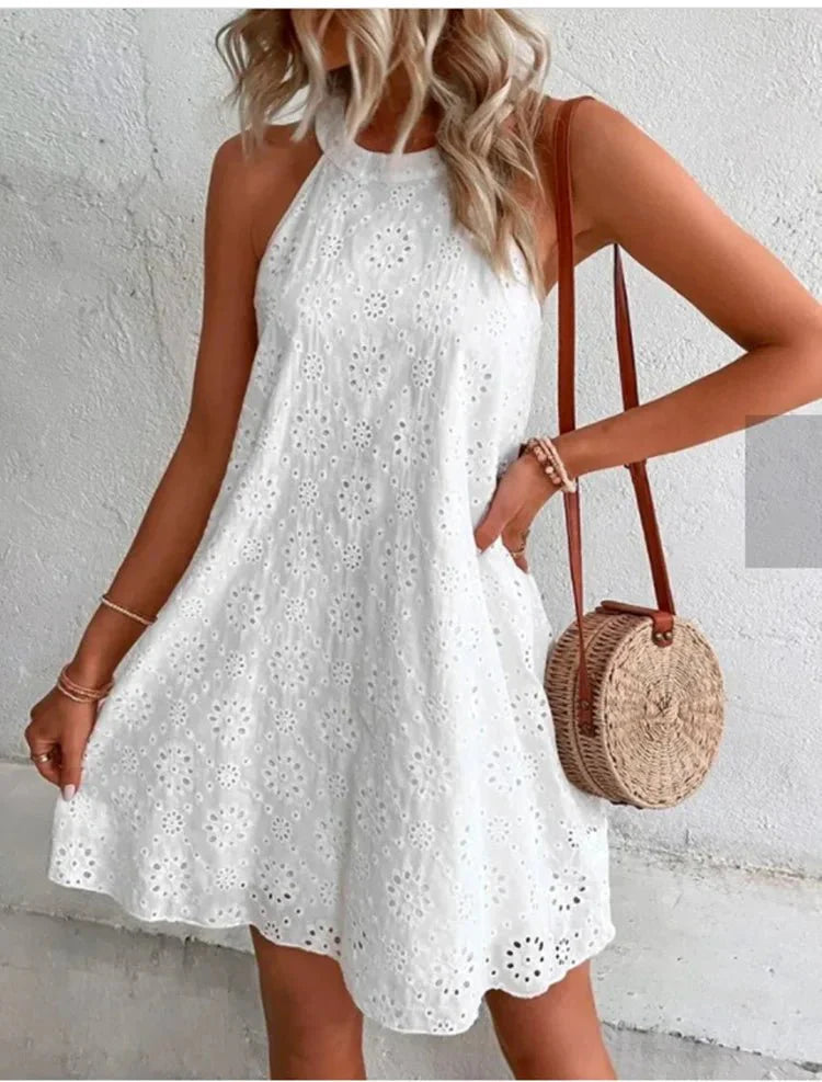Levoire | Rento Mini Robe Sans Manches Blanc