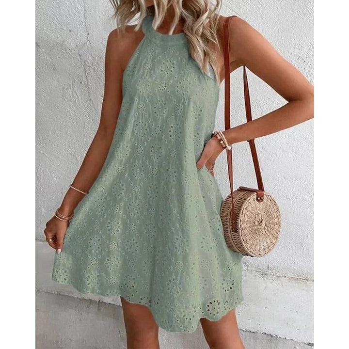 Levoire | Rento Mini Robe Sans Manches Vert