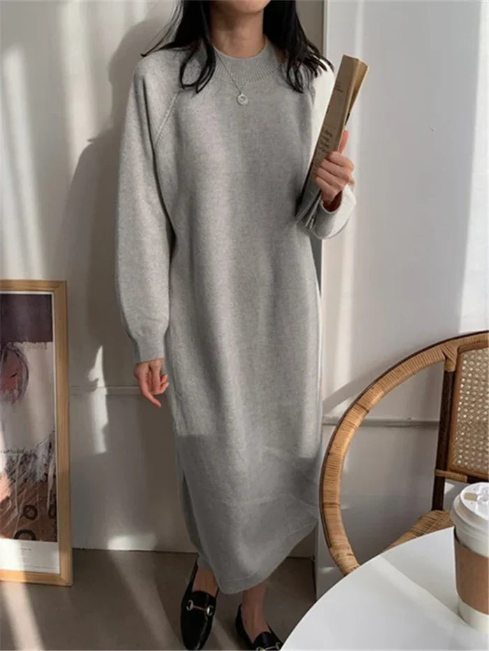 Levoire | Robe Pull Élégante Pour Femmes Gris