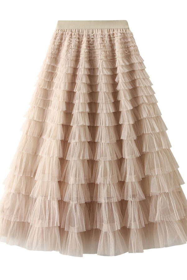 Levoire | Jupe Maxi Élastique Avec Taille