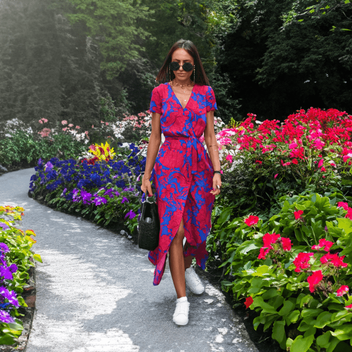 Levoire | Robe colorées Rouge et Bleu