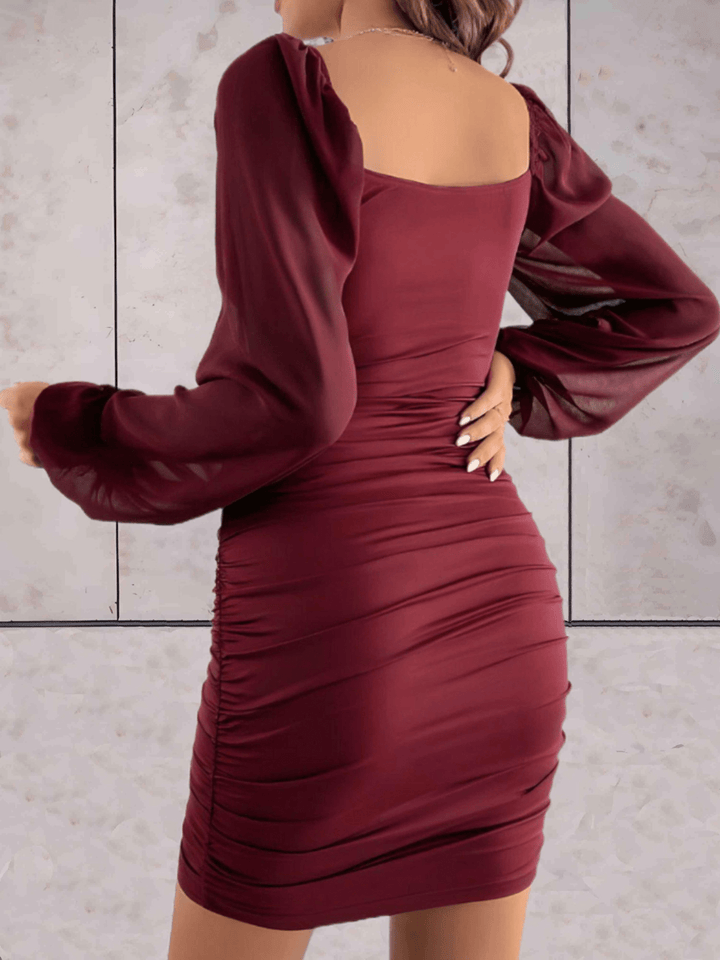 Levoire | Robe Mini Élégante pour Femmes avec Manches Amples