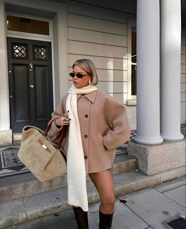 Levoire | Manteau En Laine Surdimensionné Tendance