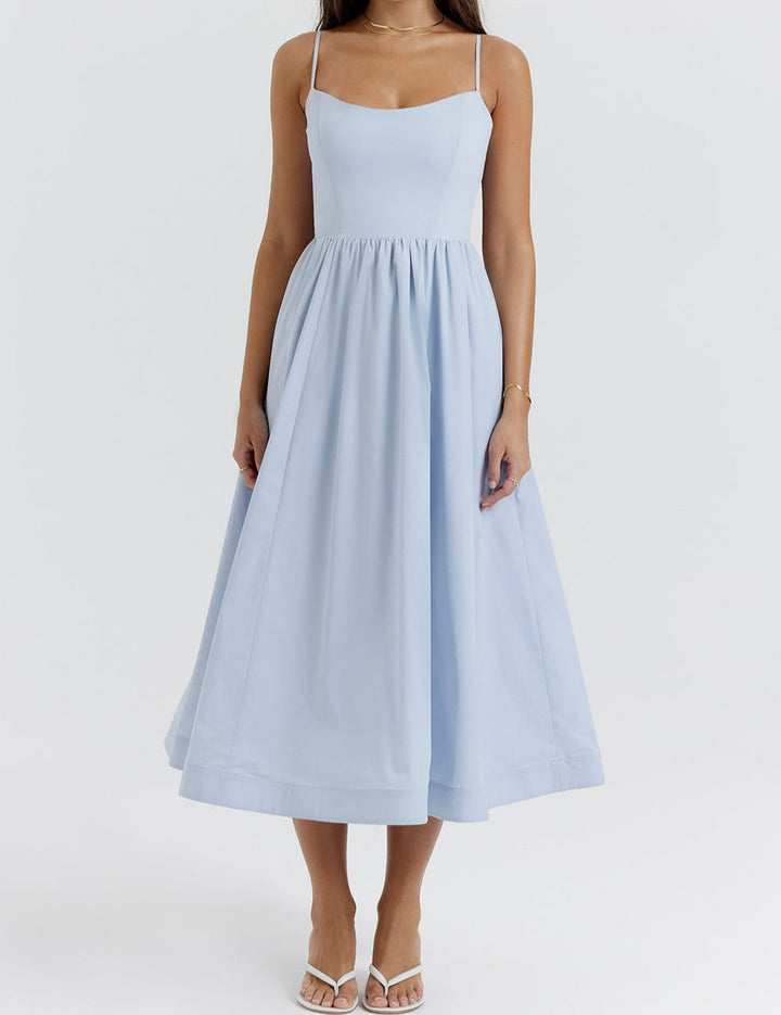 Levoire | Robe rayée élégante Bleu