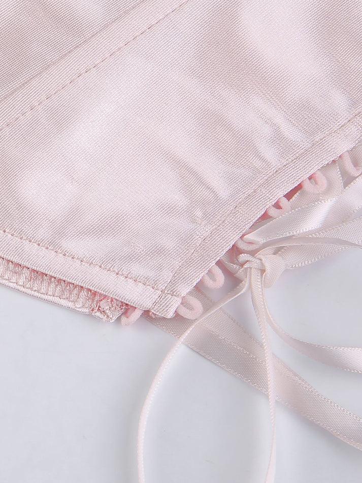 Levoire | Robe Mini À Manches Longues Korsatzt