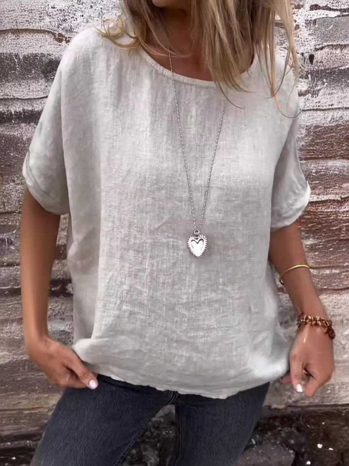 Levoire | Chemise à col rond Gris