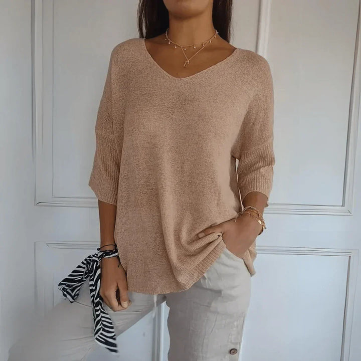 Levoire | Haut Élégant Détendu Khaki