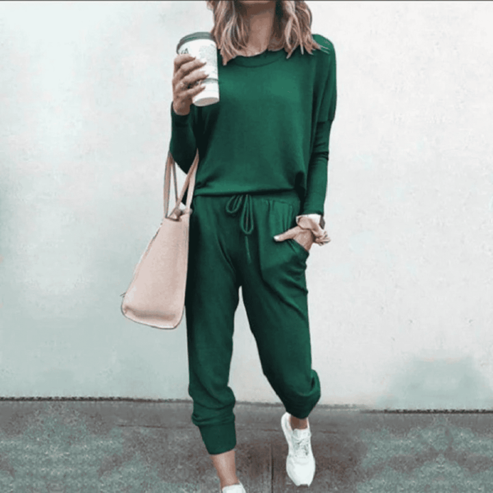 Levoire | Vêtement de sport confortable pour femmes avec taille élastique Vert
