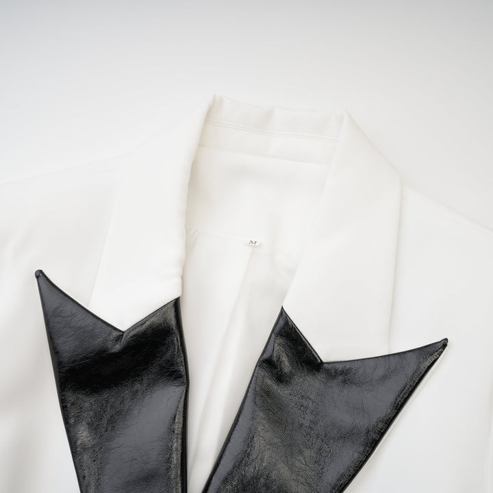 Levoire | Manteau À Rangée Unique De Boutons En Cristal