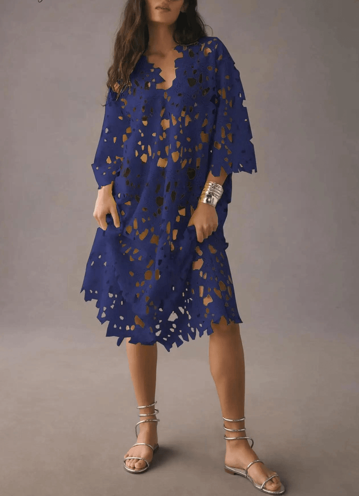 Levoire | Robe Longue Élégante Pour Une Occasion Spéciale bleu marine Taille unique