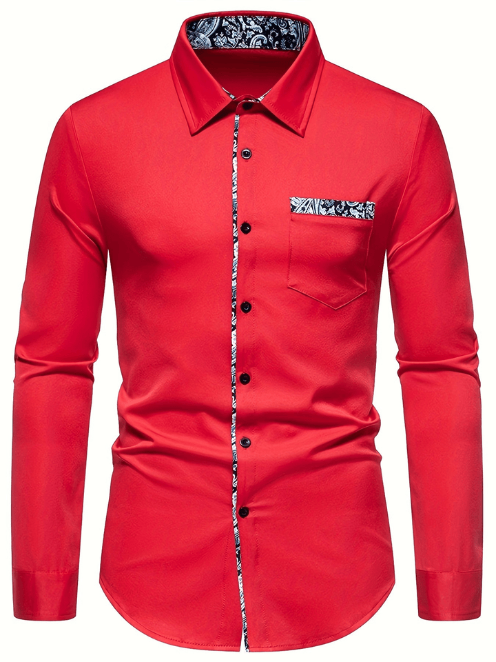 Levoire | Chemise Motif Paisley Homme Rot