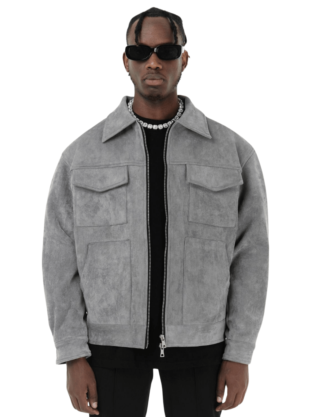 Levoire | Veste Vintage Rue Homme Gris