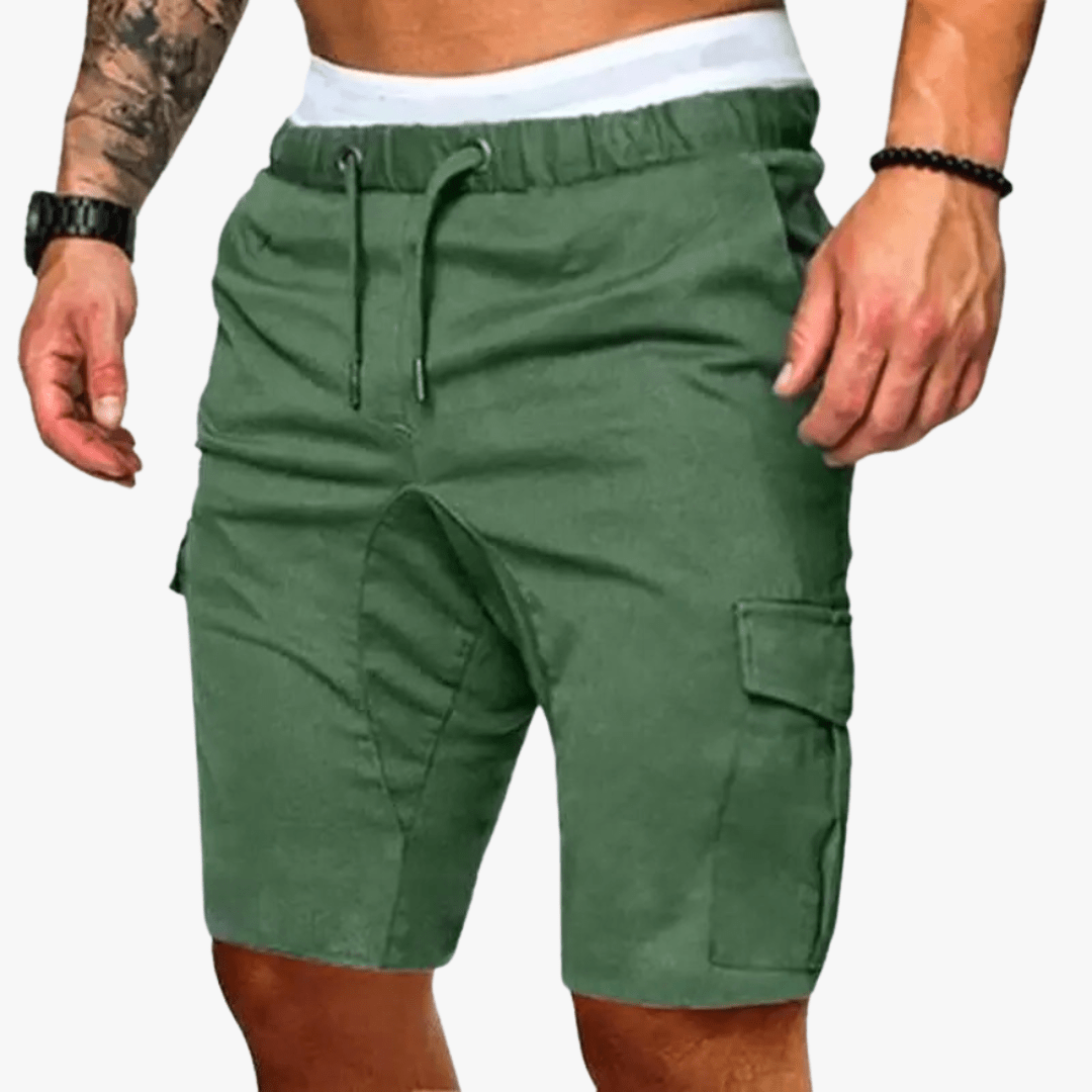 Levoire | Short Cargo Tendance Homme Vert
