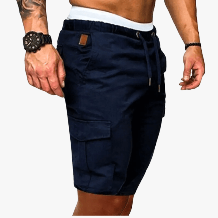 Levoire | Short Cargo Tendance Homme Bleu