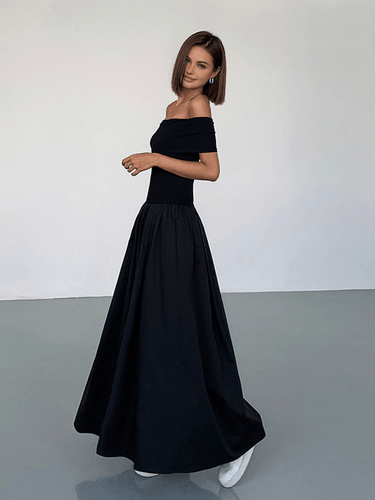 Levoire | Robe Maxi Décolletée Avec Élégance Intemporelle Robe Pour Femmes