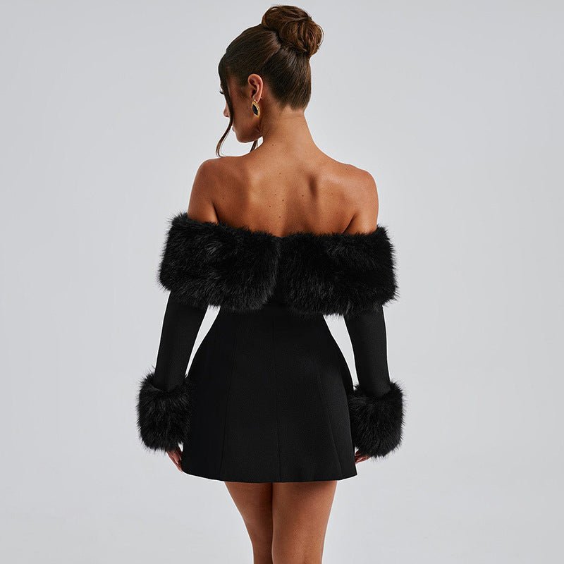 Levoire | Robe En Velours Avec Manches Longues Xx