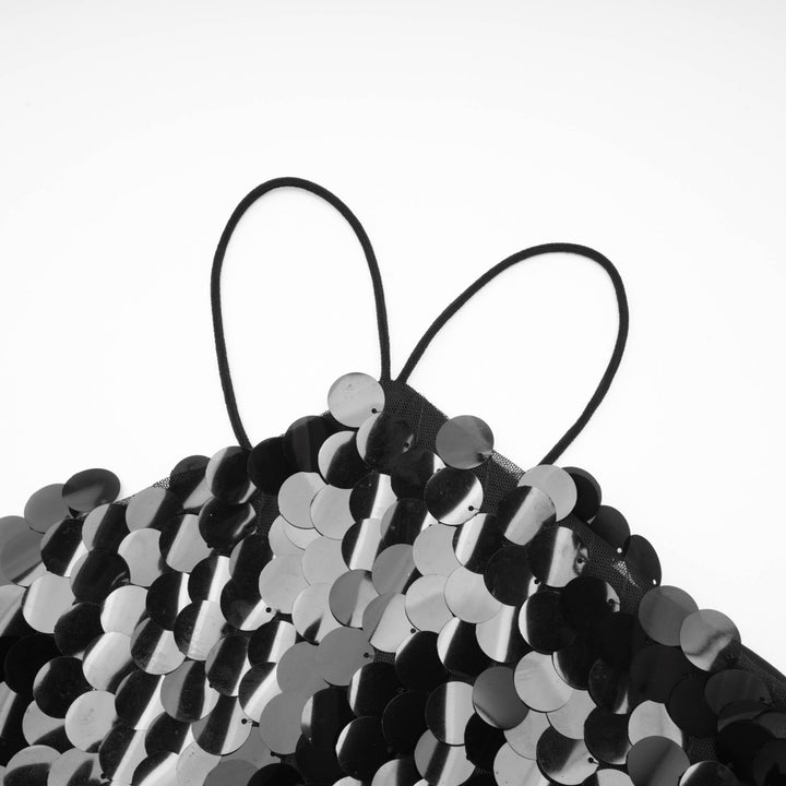 Levoire | Robe Midi Noire Ornée