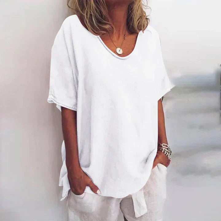 Levoire | Blouse Décontractée Et Confortable Pour Femmes Blanc