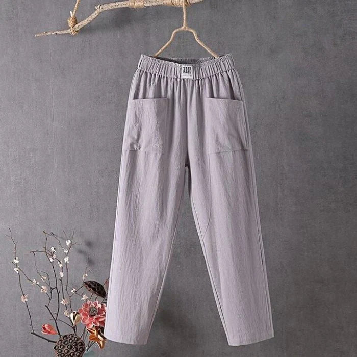 Levoire | Pantalon En Coton Décontracté Lilas