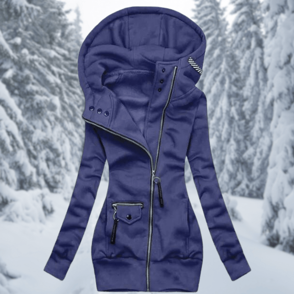 Levoire | Veste Imperméable Femme Tendance Confortable Bleu marine