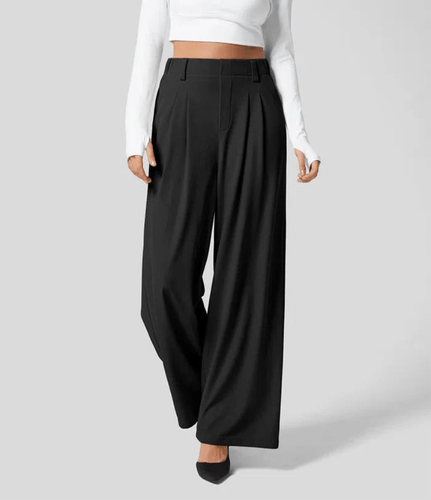 Levoire | Pantalon Femme Taille Haute Légère Confortable