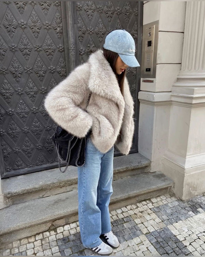 Levoire | Manteau En Fausse Fourrure Avec Look Luxueux
