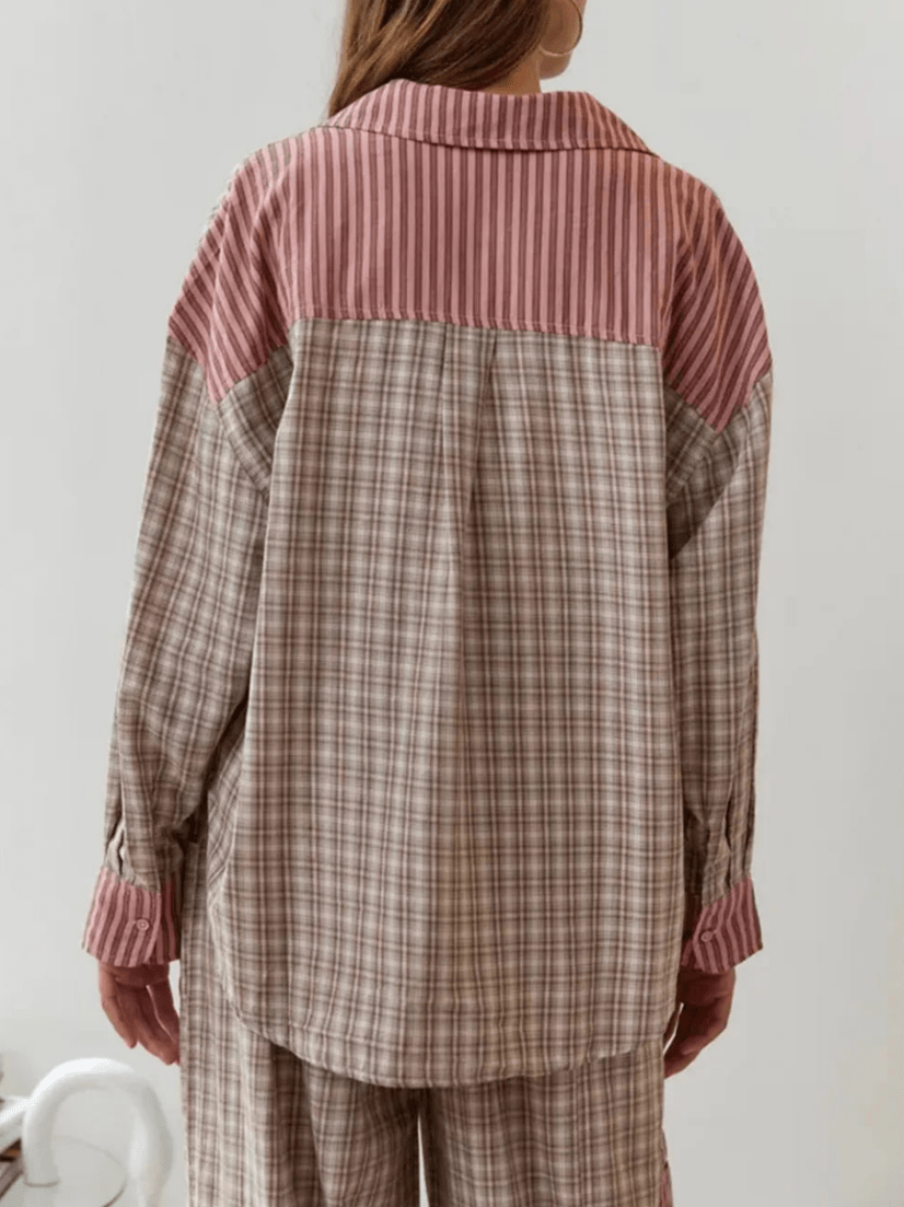 Levoire | Femmes Luxe Rétro Ensemble de Pyjama 2 Pièces pour Confort et Style